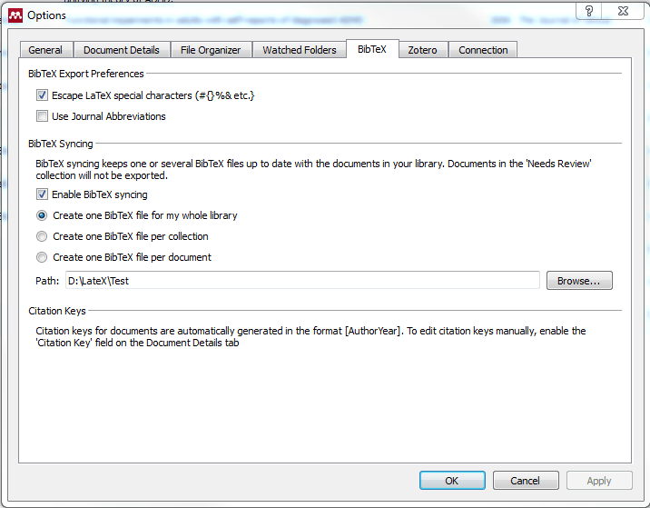 LaTeX and BibTeX Mendeley (English) LibGuides at