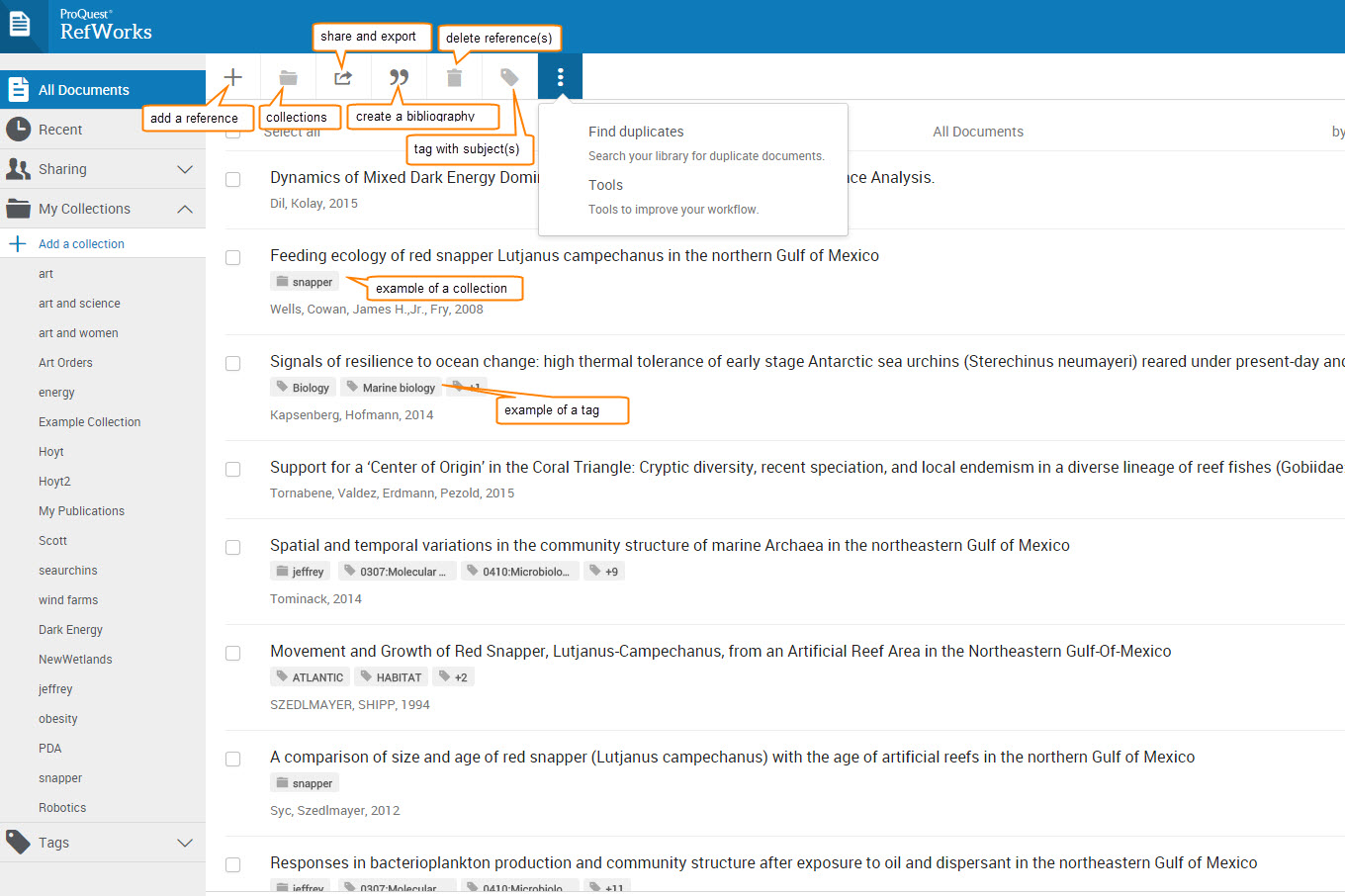 RefWorks ENC 3455 Writing for STEM LibGuides at University of West