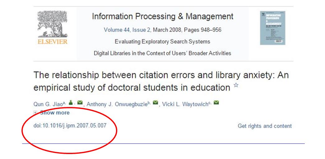Referencing a dissertation