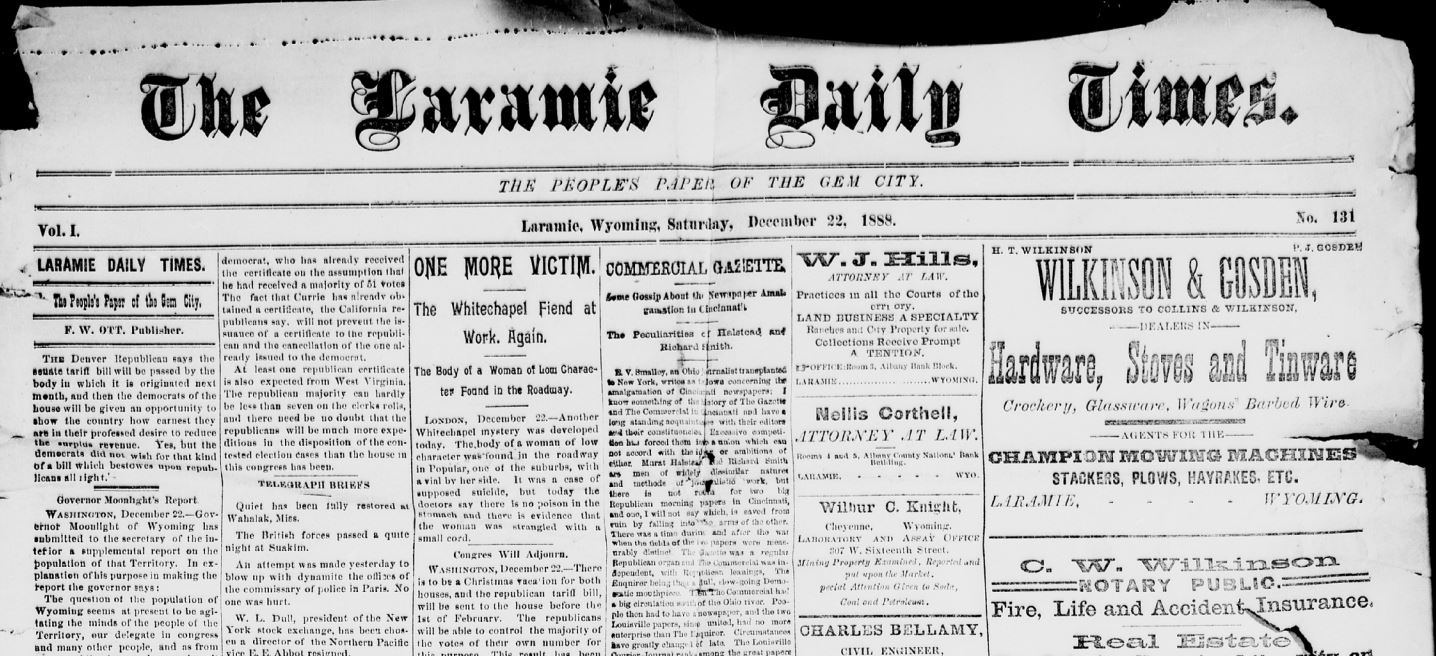 News Communication and Journalism LibGuides at University of Wyoming