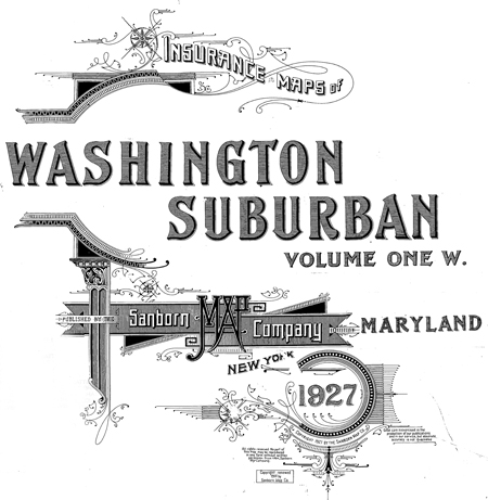 Sanborn Maps Washington Dc Suburban Washington Area - Sanborn Map - Research Guides At University Of Maryland Libraries