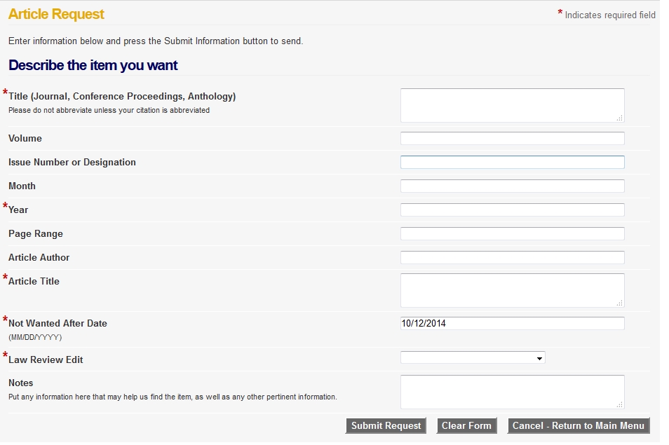 Requesting Articles Interlibrary Loan with ILLiad LibGuides at University of California