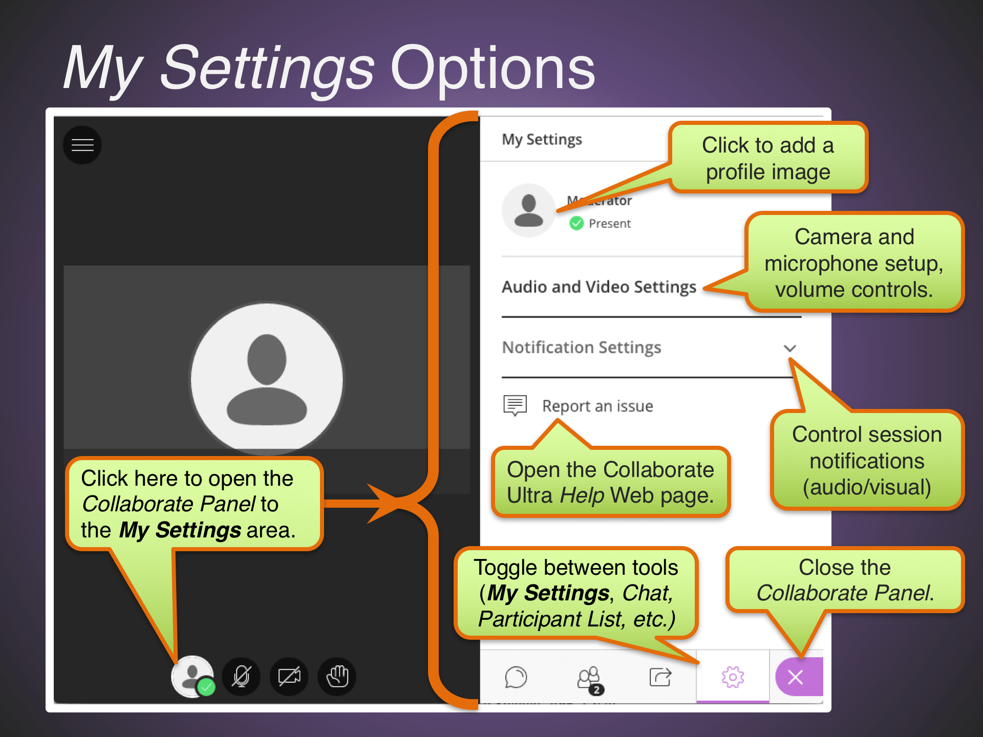 Quick Guides Blackboard Collaborate Ultra Virtual Classrooms & Meeting Spaces LibGuides at