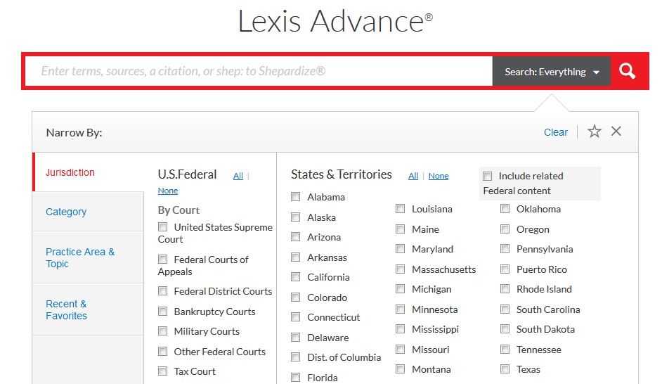 LexisNexis Advance Lexis Advance LibGuides at Texas Tech University