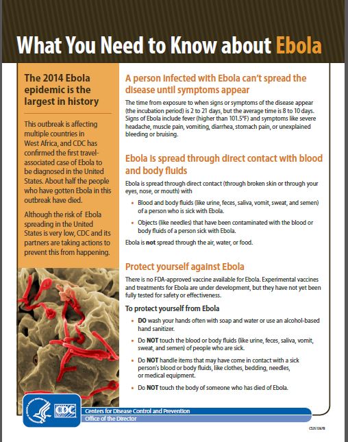 Prevention/Safety/Guidelines Ebola Awareness LibGuides at Rice