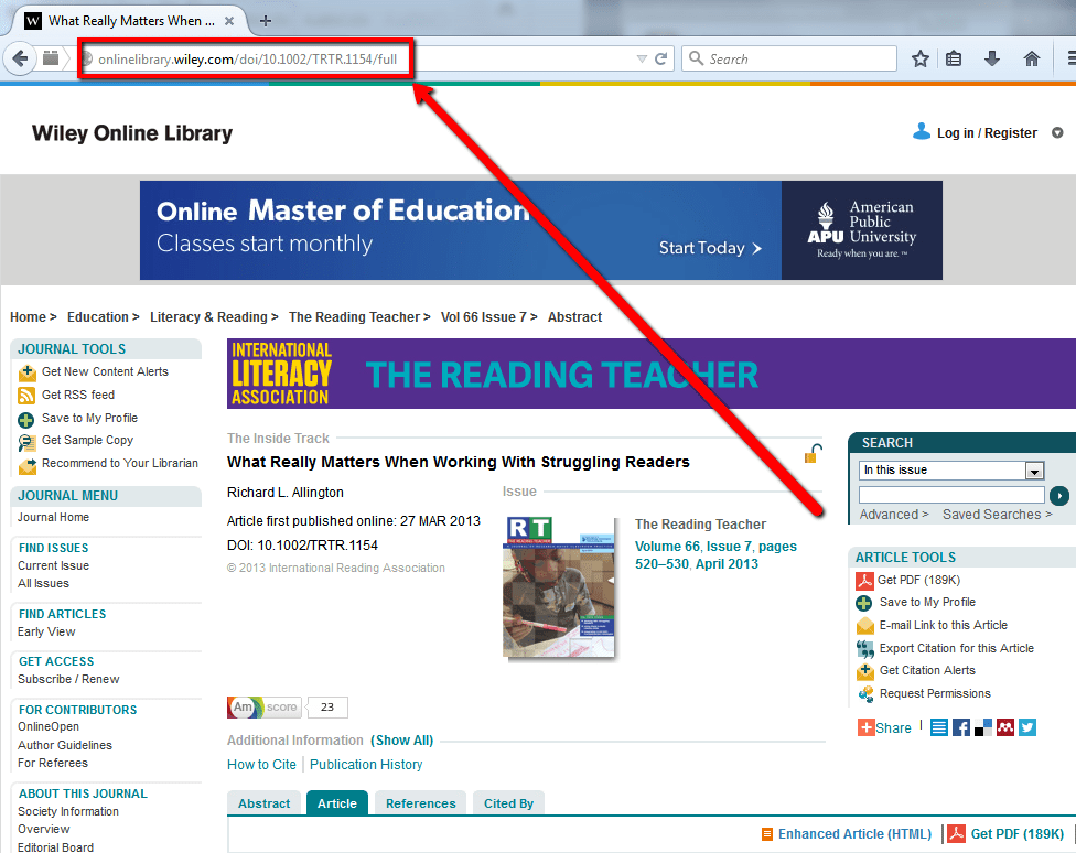 Wiley Journals Finding & Using Permalinks LibGuides at Adelphi