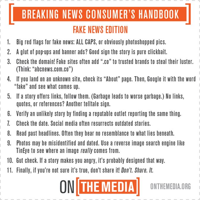 Verify & Evaluate All Sources The Truth How to Identify Fake News