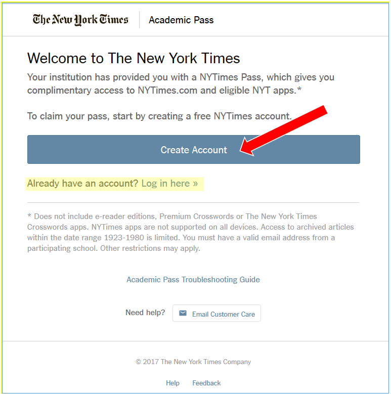 Law School Digital Subscription New York Times LibGuides at