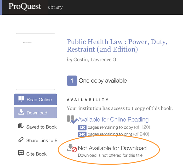 Ebook Central Find it! How to find resources at the library Library
