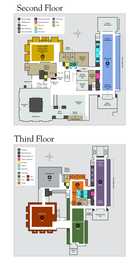Home Floor Maps Lewis & Clark Libraries at Lewis & Clark College
