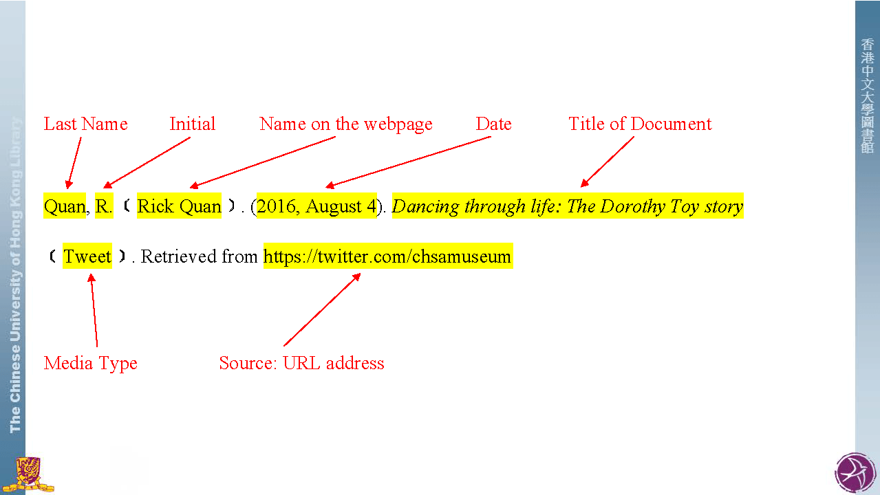 APA Style Citation Styles LibGuides at The Chinese
