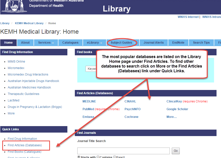 How do I find journal articles on a topic? Research Tips LibGuides