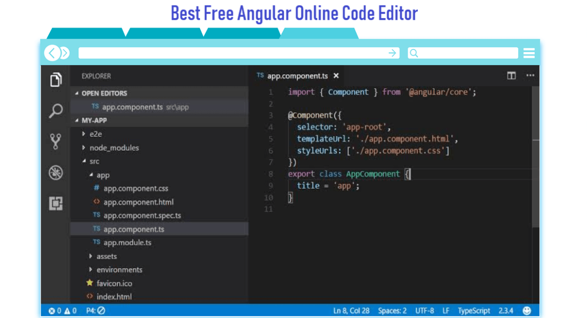 Top 5 browser based online code editor for Angular