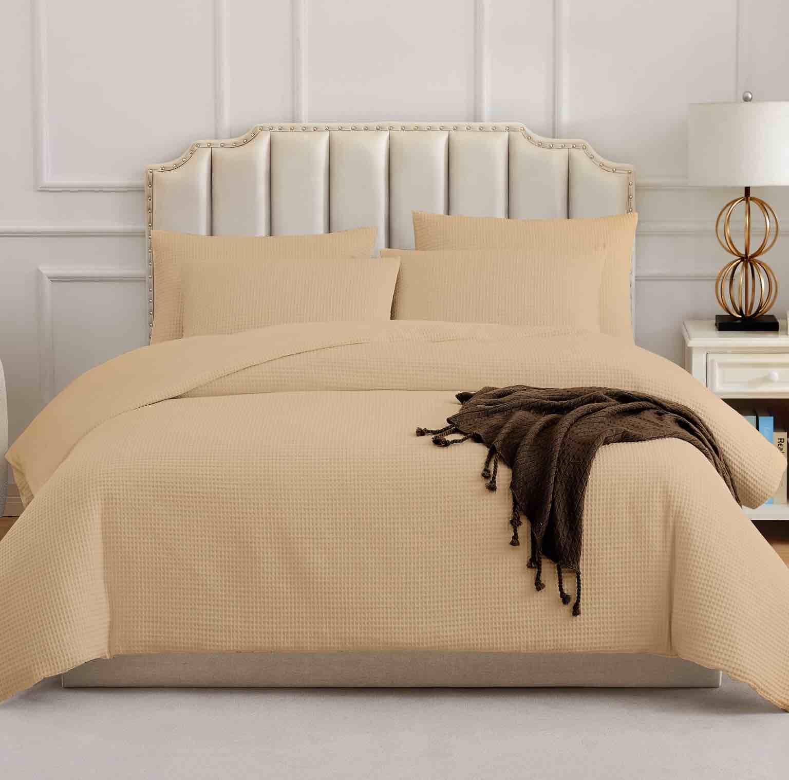 Waffle Duvet Cover Queen Waffle Weave Duvet Cover, Queen Duvet Cover