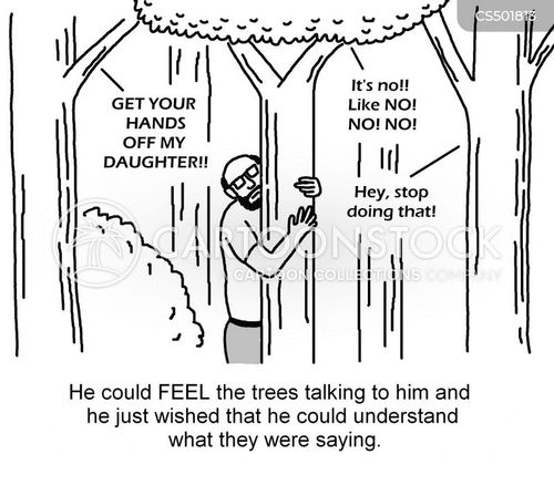 Tree Hugger Cartoons and Comics funny pictures from CartoonStock