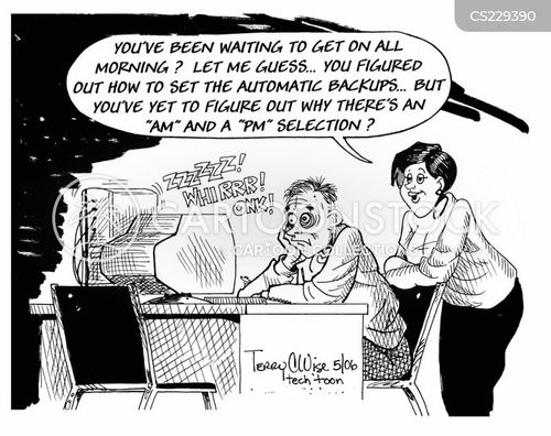 Automatic Backup Cartoons and Comics funny pictures from
