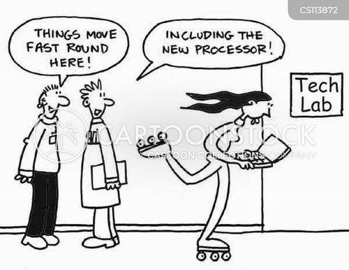 Computer Chips Cartoons and Comics funny pictures from CartoonStock