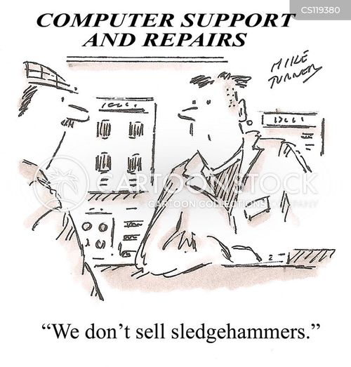Sledgehammer Cartoons and Comics funny pictures from CartoonStock