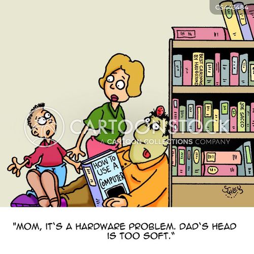 Computer Hardware Cartoons and Comics funny pictures from CartoonStock