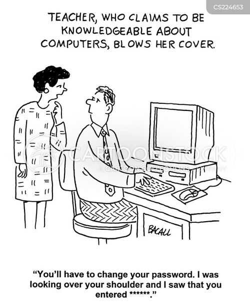 Computer Illiterate Cartoons and Comics funny pictures from CartoonStock