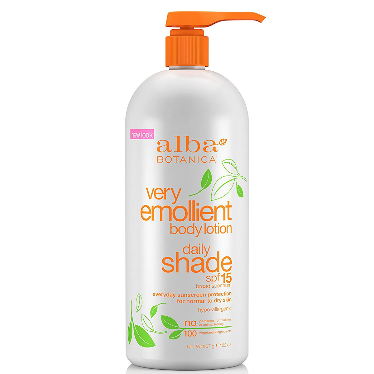 Alba Botanica Natural Emollient Body Lotion Daily Shade Spf 15 32