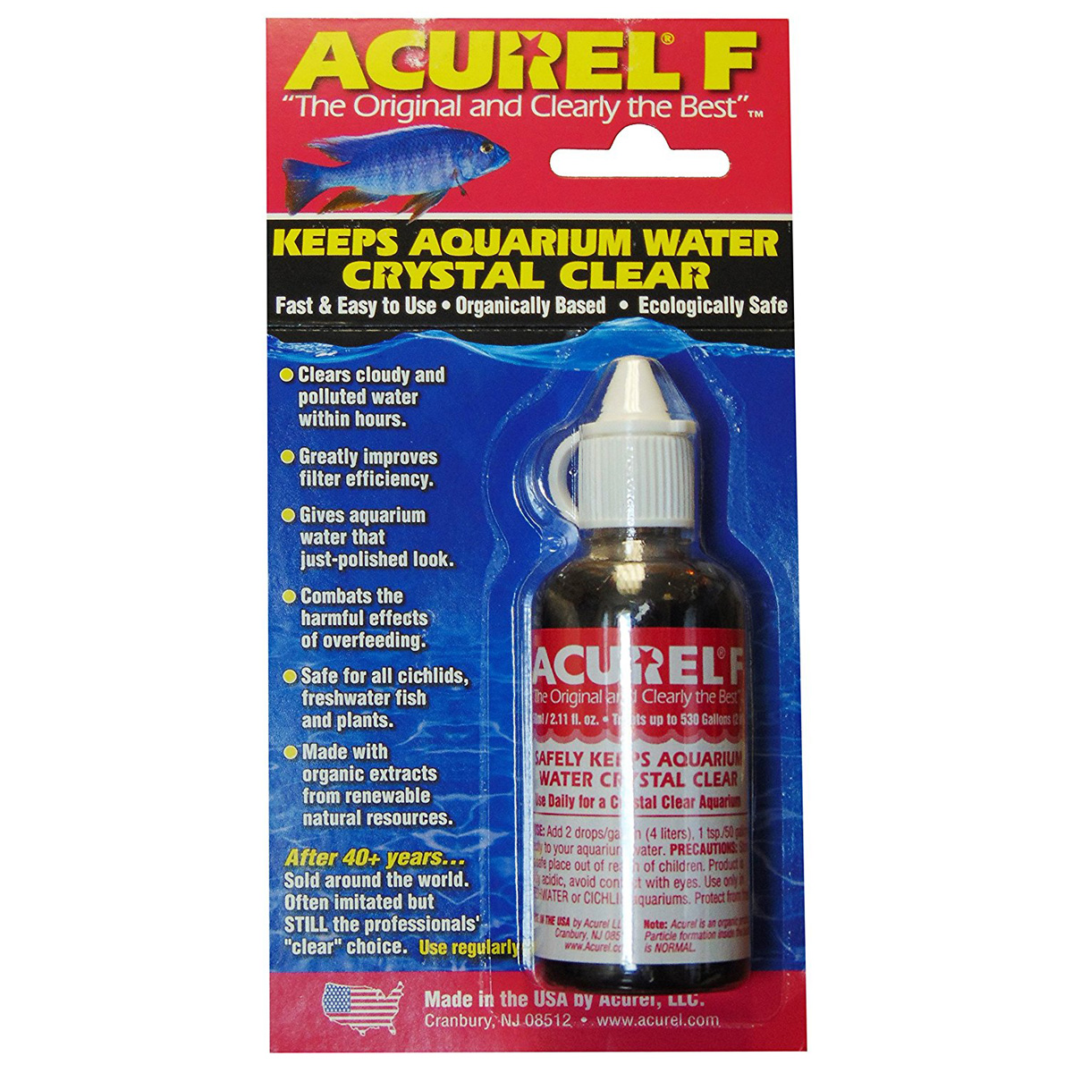 ACUREL F50 Aquarium Water Clarifier 1.69 fl. oz. (50 ml) eBay