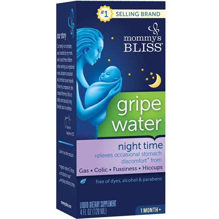 MOMMYS BLISS Gripe Water Night Time 4 fl. oz. (120 ml) 679234052996