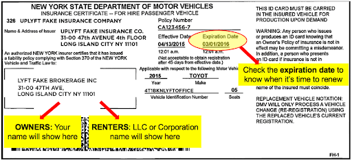 Proof Of Insurance Example payment proof 2020