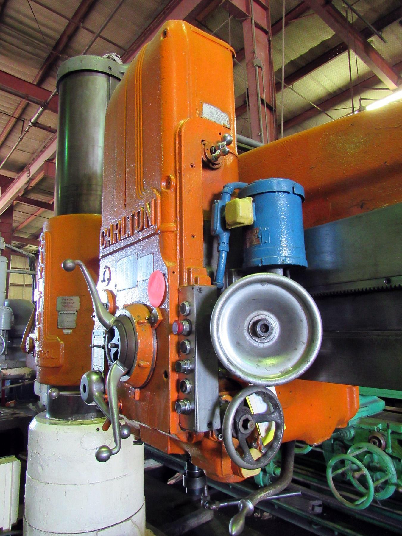 USED, 6′ 19″ CARLTON RADIAL ARM DRILL Harris Machine Tools