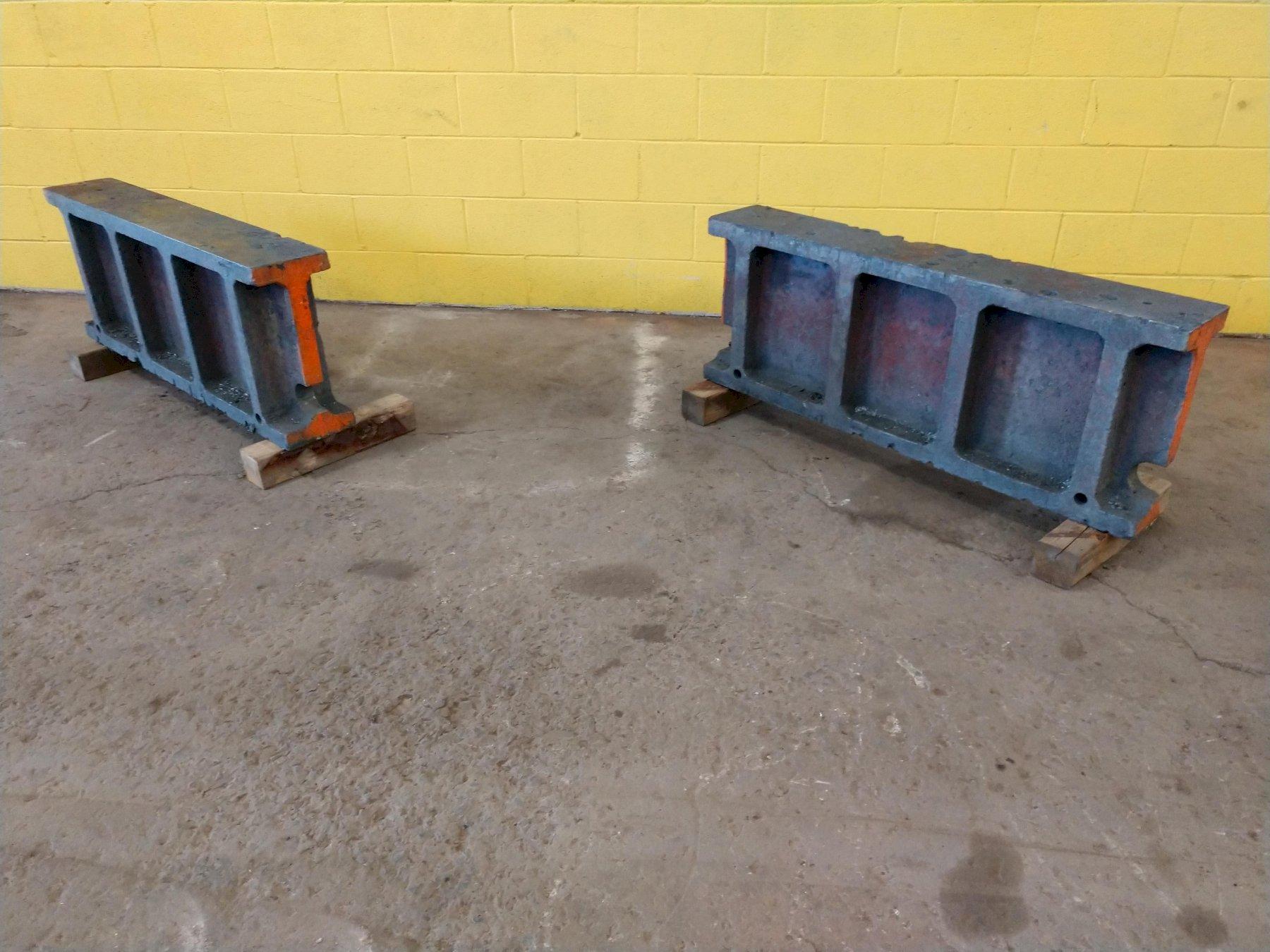 (2) CAST PARALLEL SET UP BLOCKS STOCK 12886