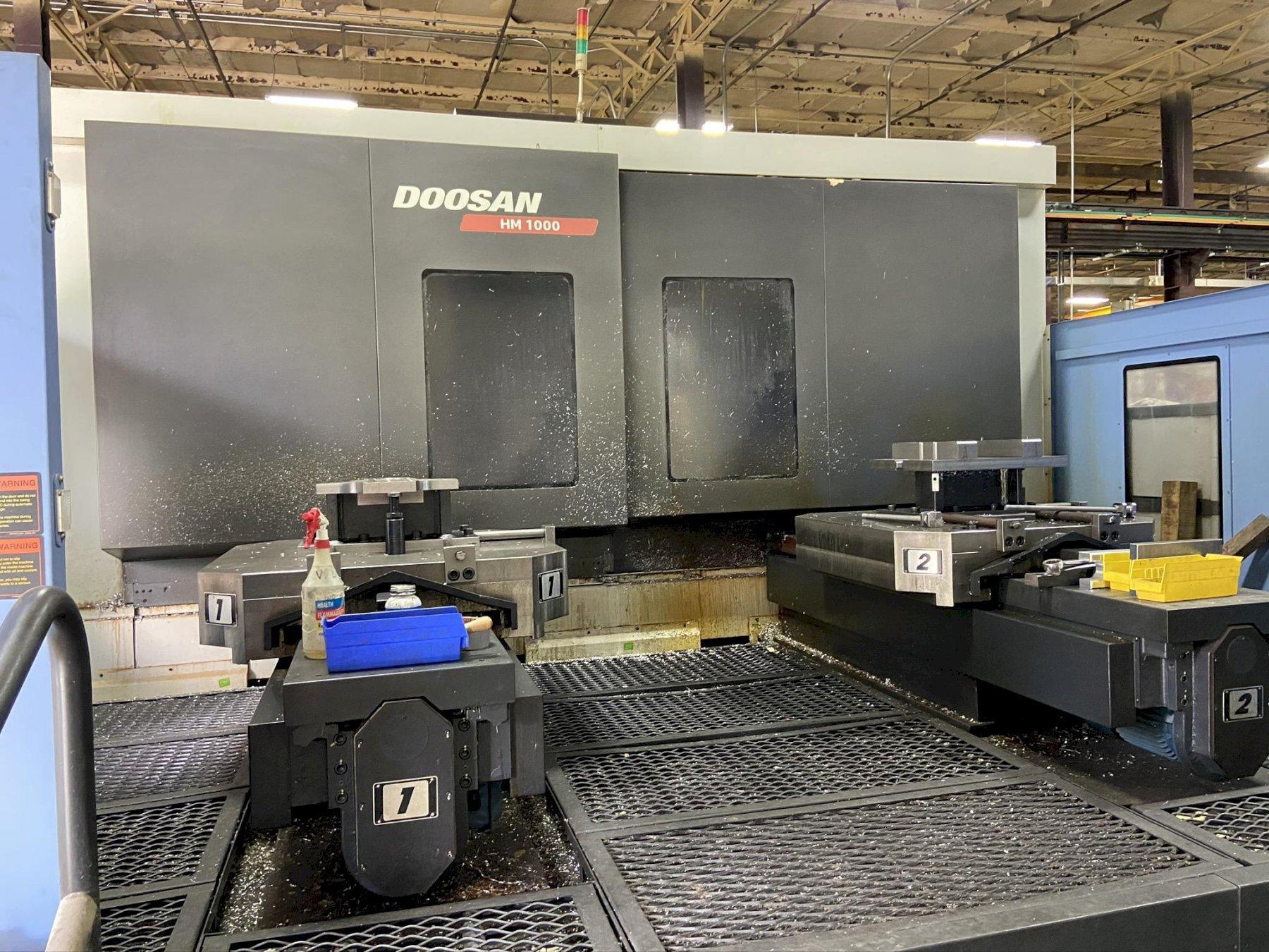 Doosan HM 1000 CNC Horizontal Machining Center Tramar Industries