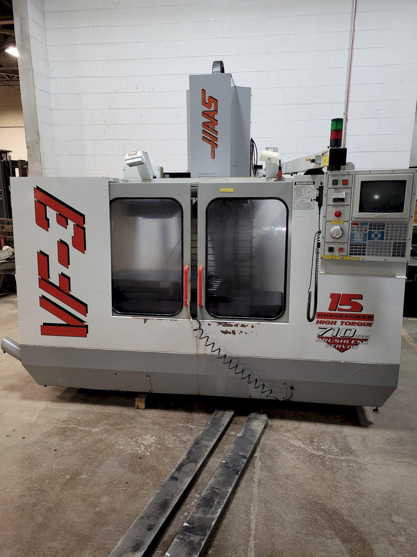 Haas Model VF3 CNC Vertical Machining Center Adams