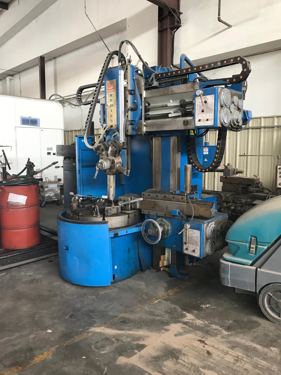 39″ KNUTH MODEL VDM1250 VERTICAL TURRET LATHE Blumberg Machinery Co.