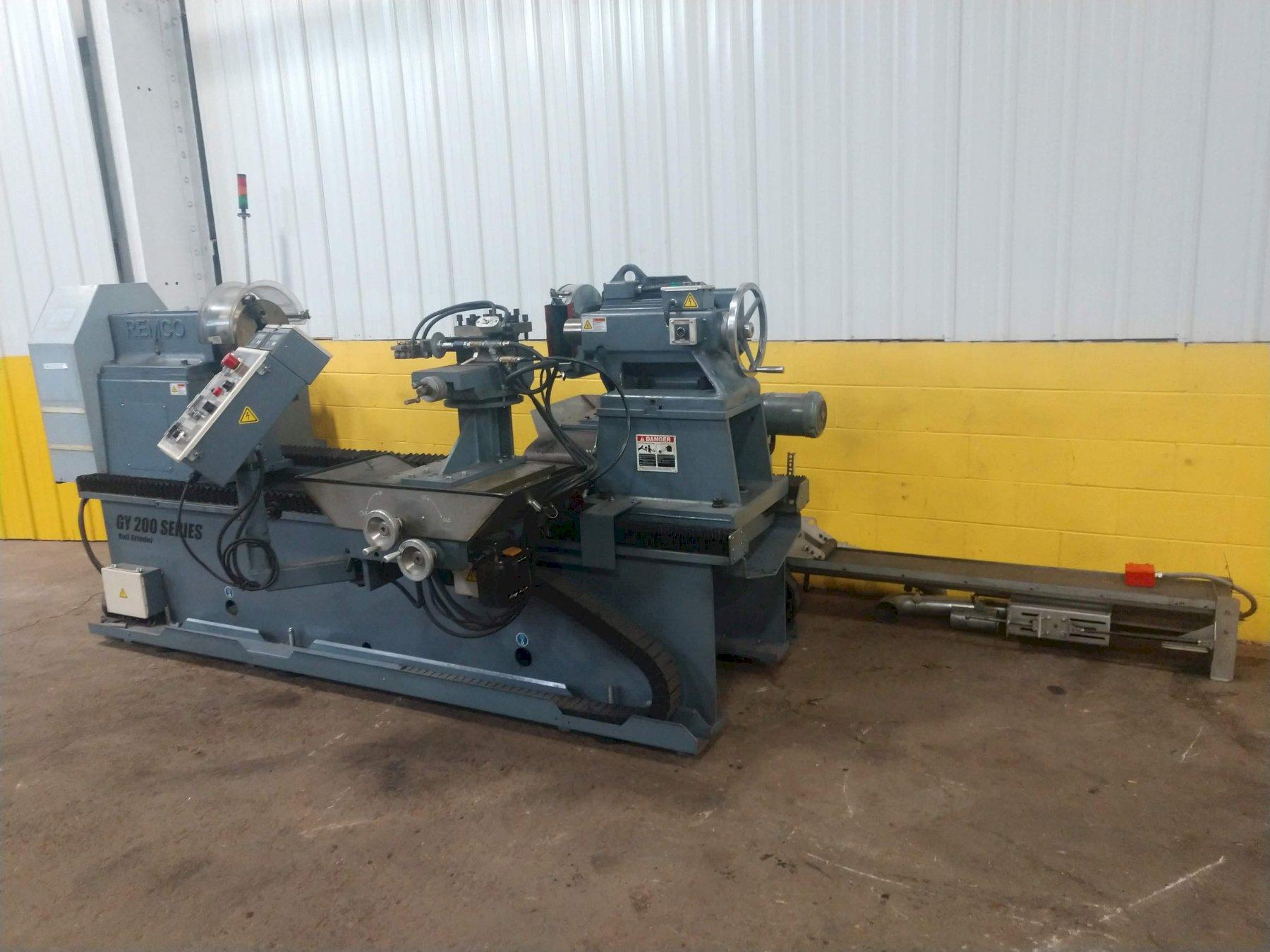 16″ X 60″ REMCO MODEL GY200 RUBBER ROLL GRINDER & LATHE, NEW 2013