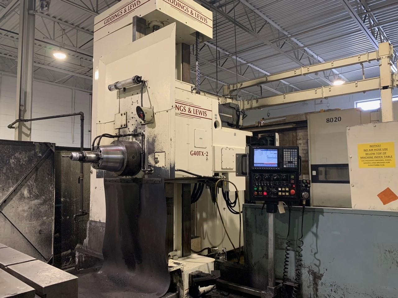 Giddings & Lewis G40TX2 CNC Horizontal Boring Mill Tramar Industries