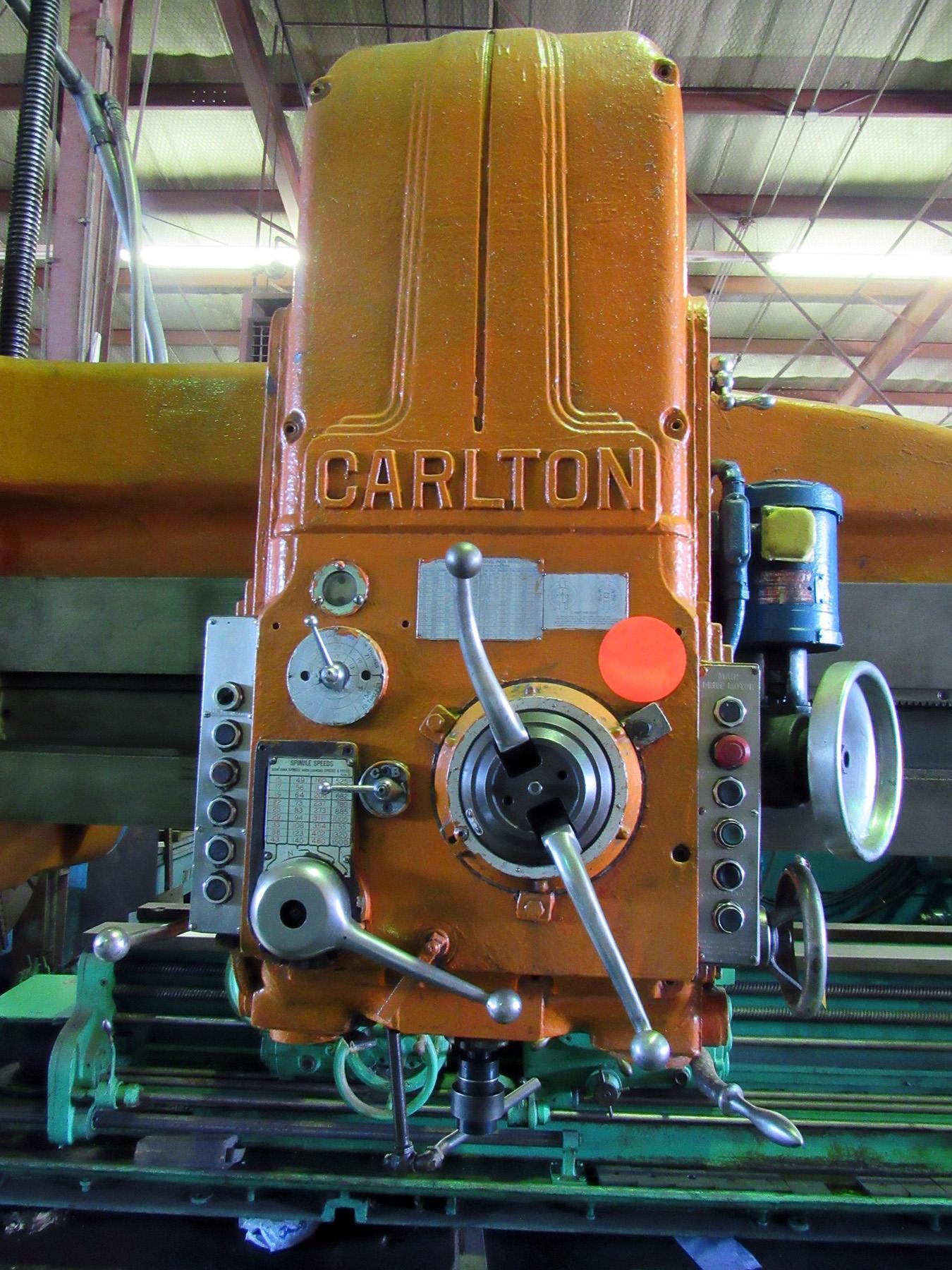 USED, 6′ 19″ CARLTON RADIAL ARM DRILL Harris Machine Tools