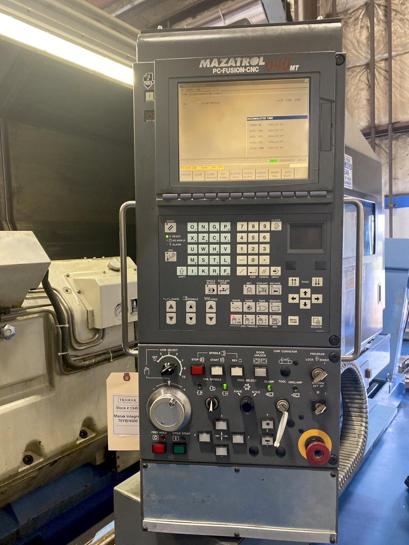 Mazak Integrex 70YB CNC Horizontal Mill/Turn Lathe Tramar Industries