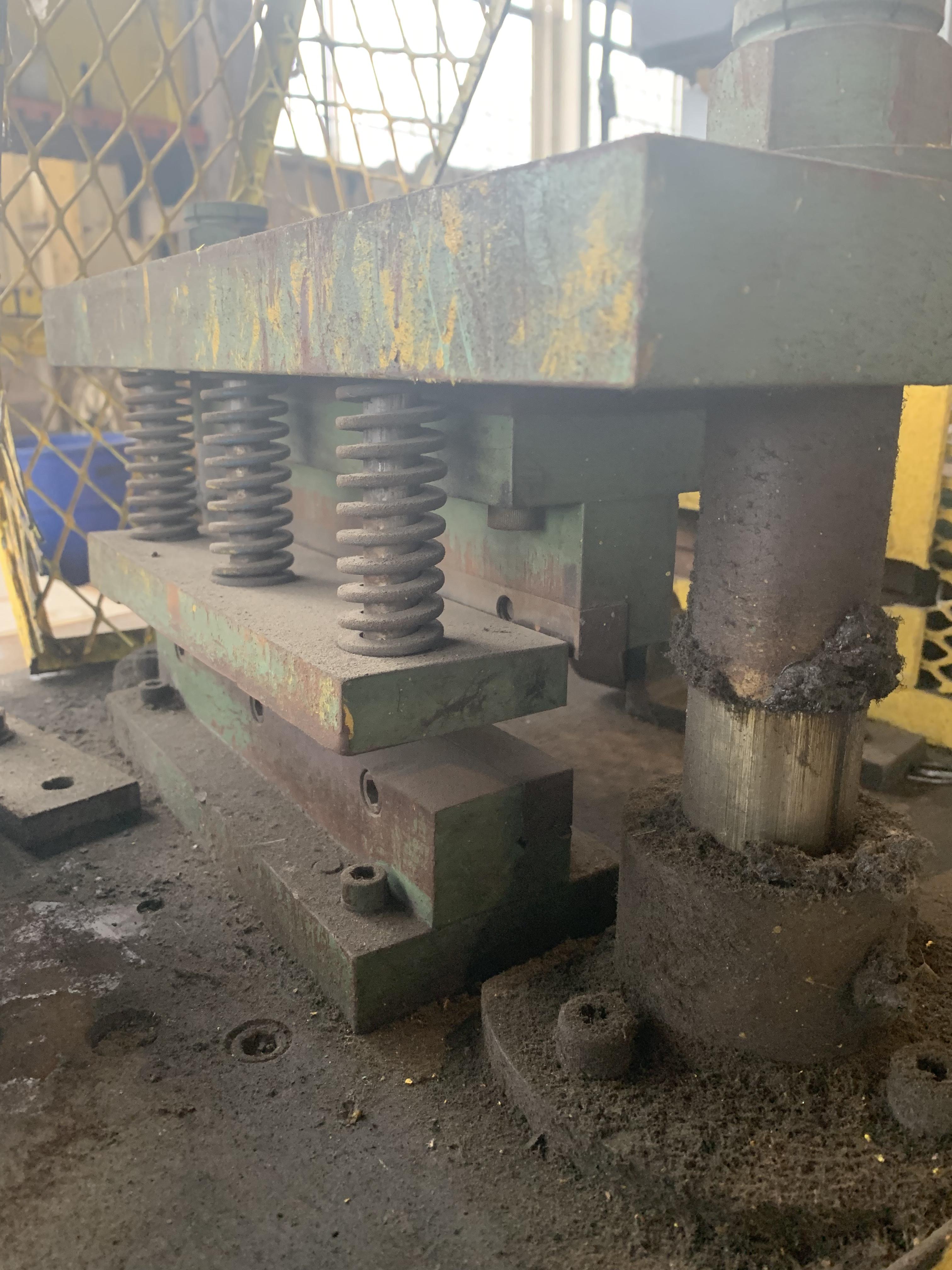 12″ TURKS & HELLER HYDRAULIC COIL SHEAR END WELDER STOCK 10634