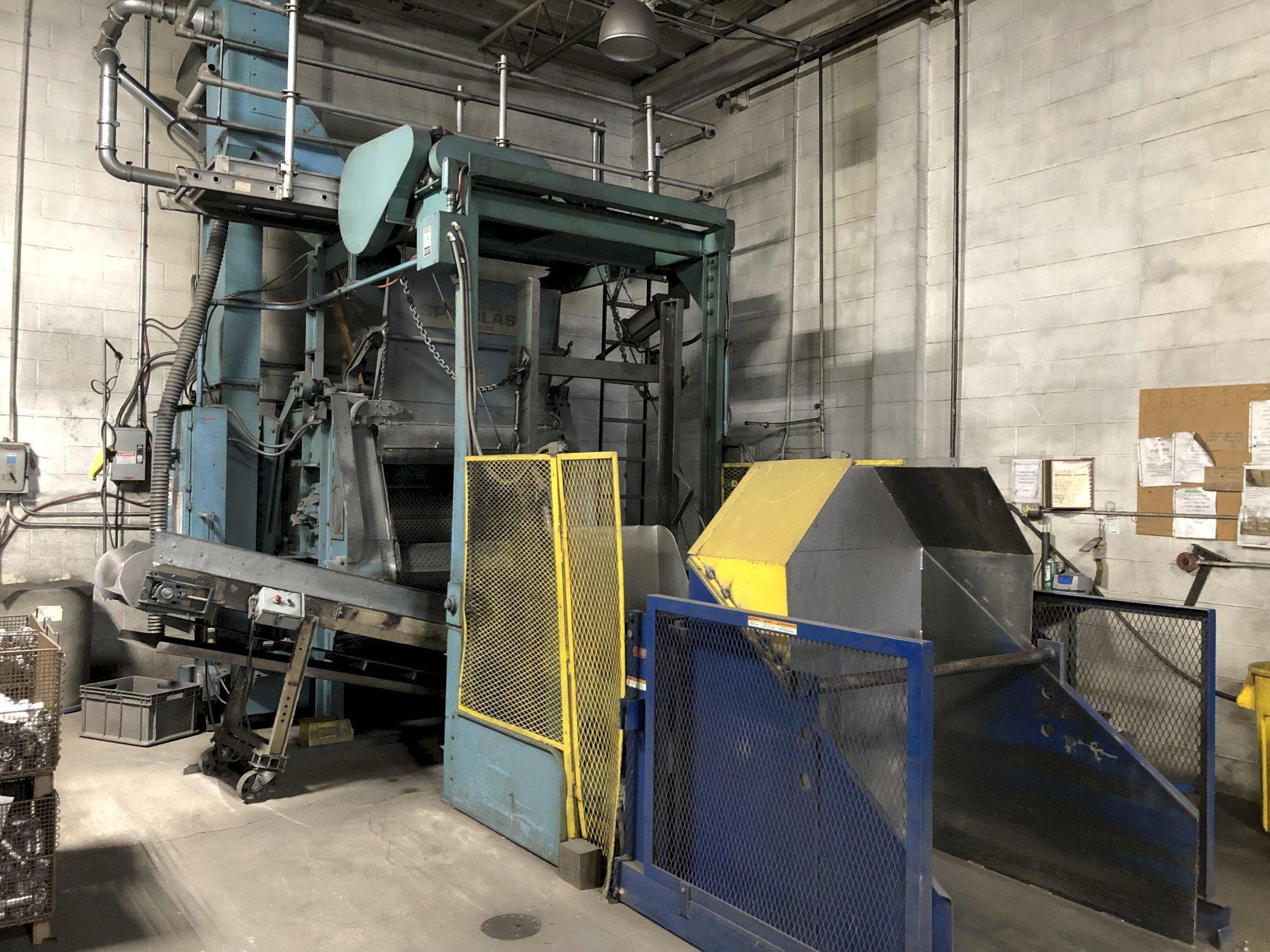 12 Cubic ft Wheelabrator Tumble Blast Machine G2000 Inc.
