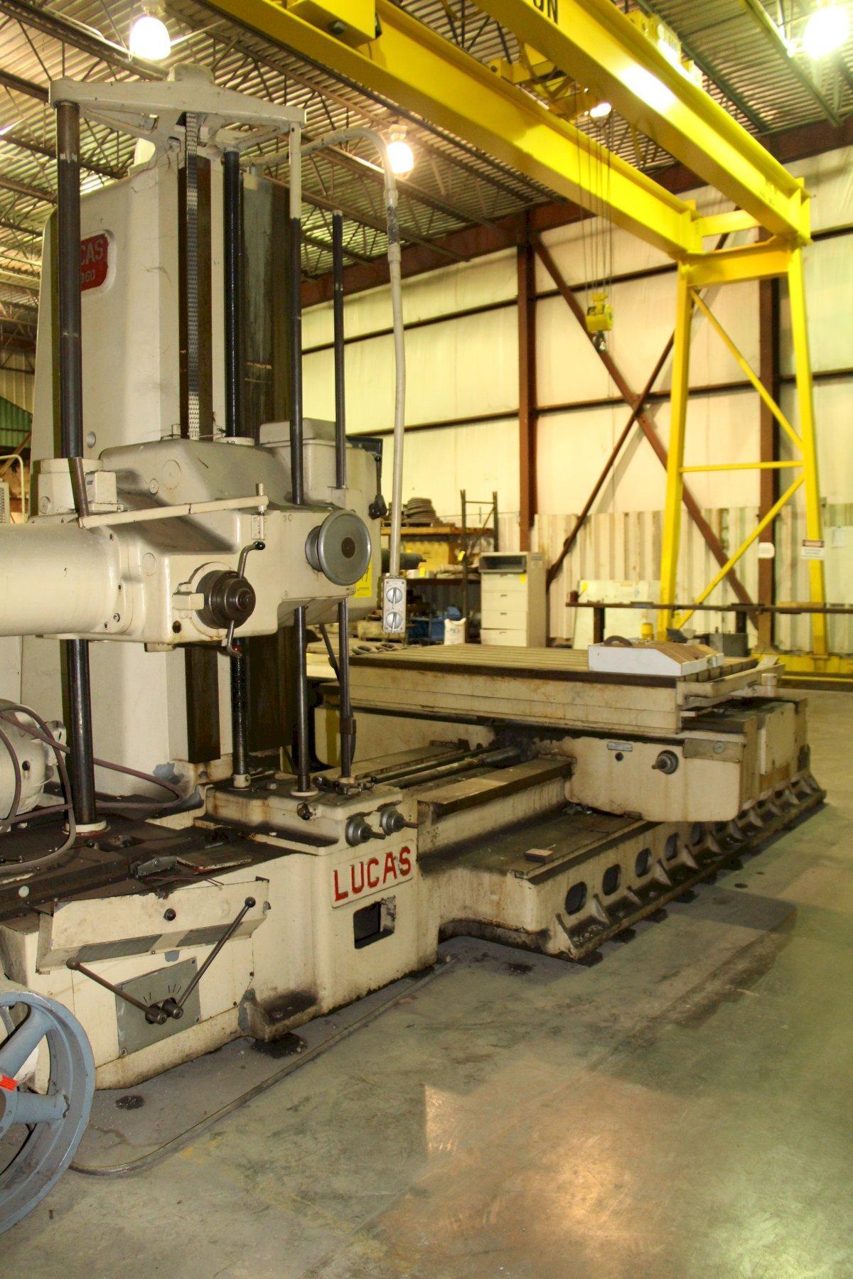 LUCAS 441B72 Boring Mills, Horizontal, Table Type Machine Hub