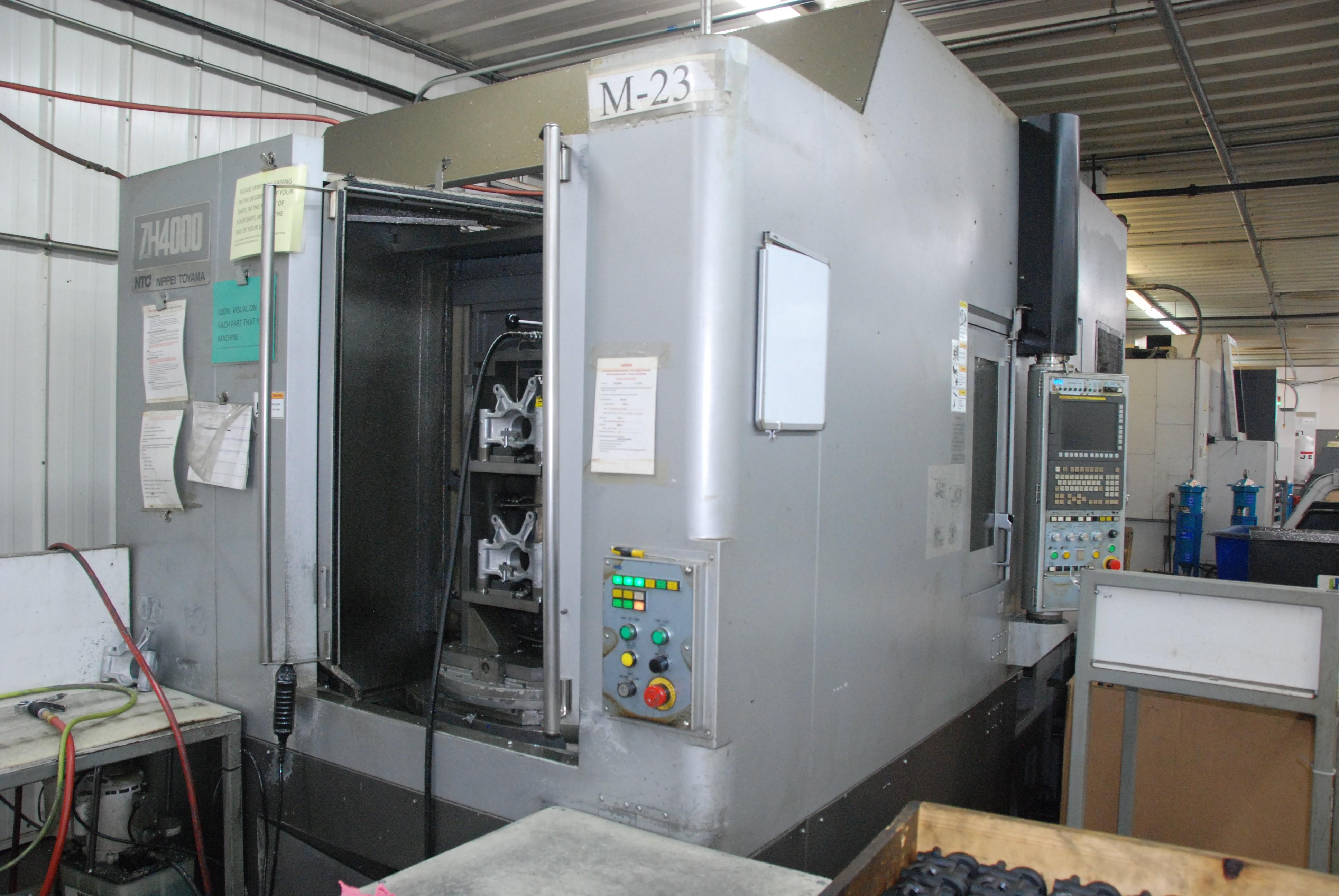Used NTCZH 4000 4th Axis CNC Horizontal Machining Center, New 2007