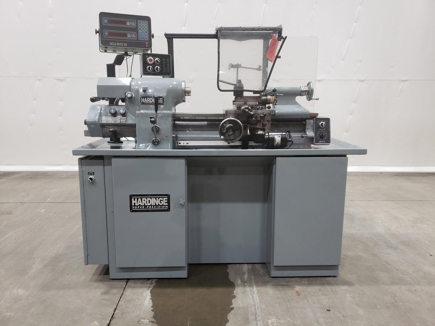 HARDINGE HLVH SUPER PRECISION TOOLROOM LATHE Blumberg Machinery Co.