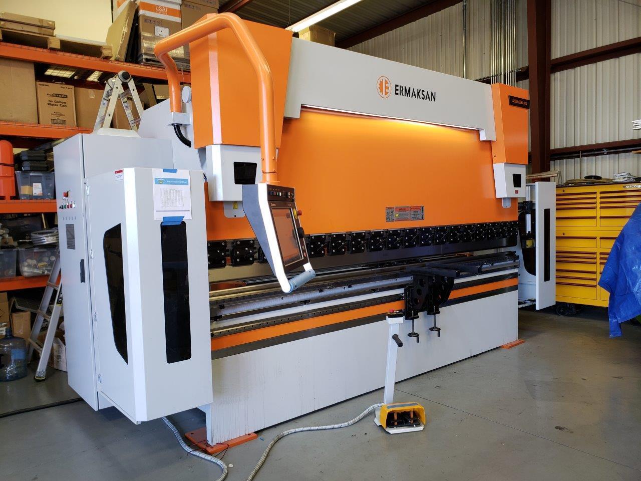 NEW 242 Ton x 12.3′ Ermak Speed Bend CNC Press Brake Ermaksan Model