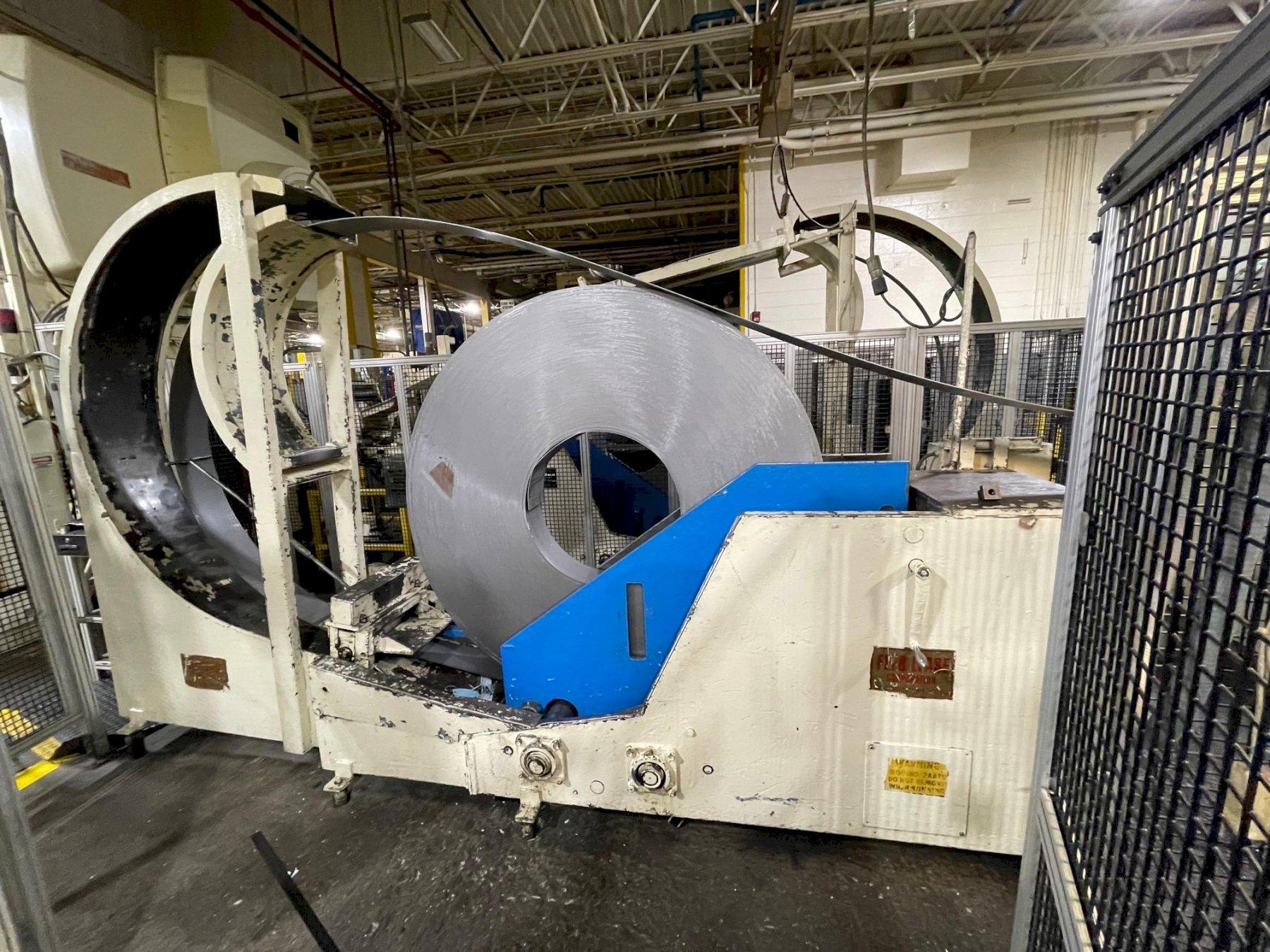 8000 lbs Feed Lease Reverse Loop Coil Cradle S&G Press & Machinery Sales