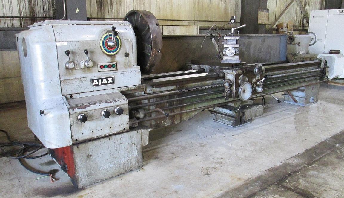 32″ X 96″ AJAX GAP BED ENGINE LATHE STOCK 10911