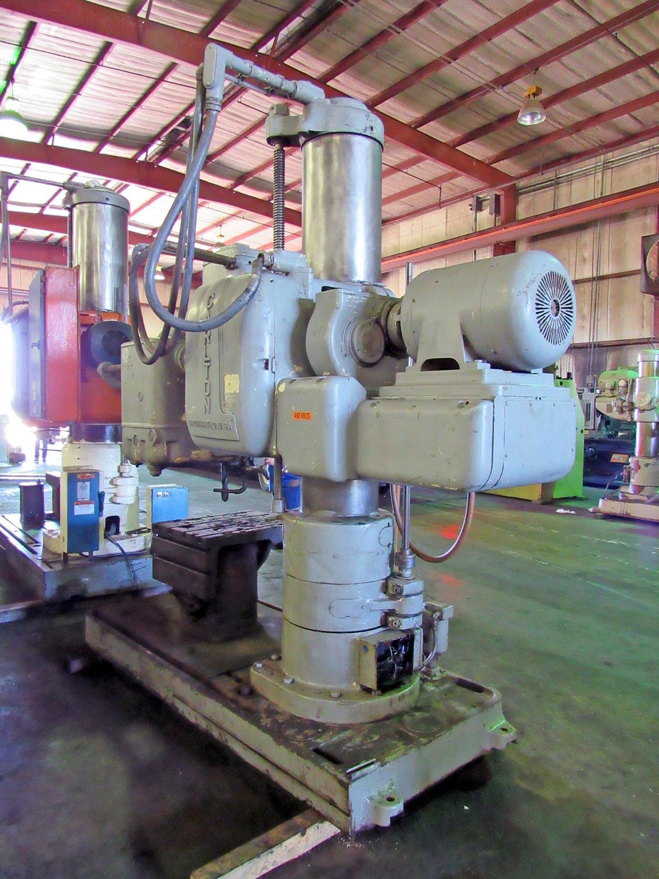 USED, 6′ 15″ CARLTON RADIAL ARM DRILL Harris Machine Tools