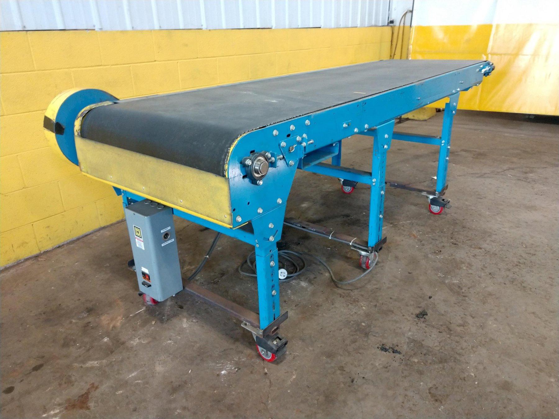 POWERED FLAT BELT CONVEYOR STOCK 13799