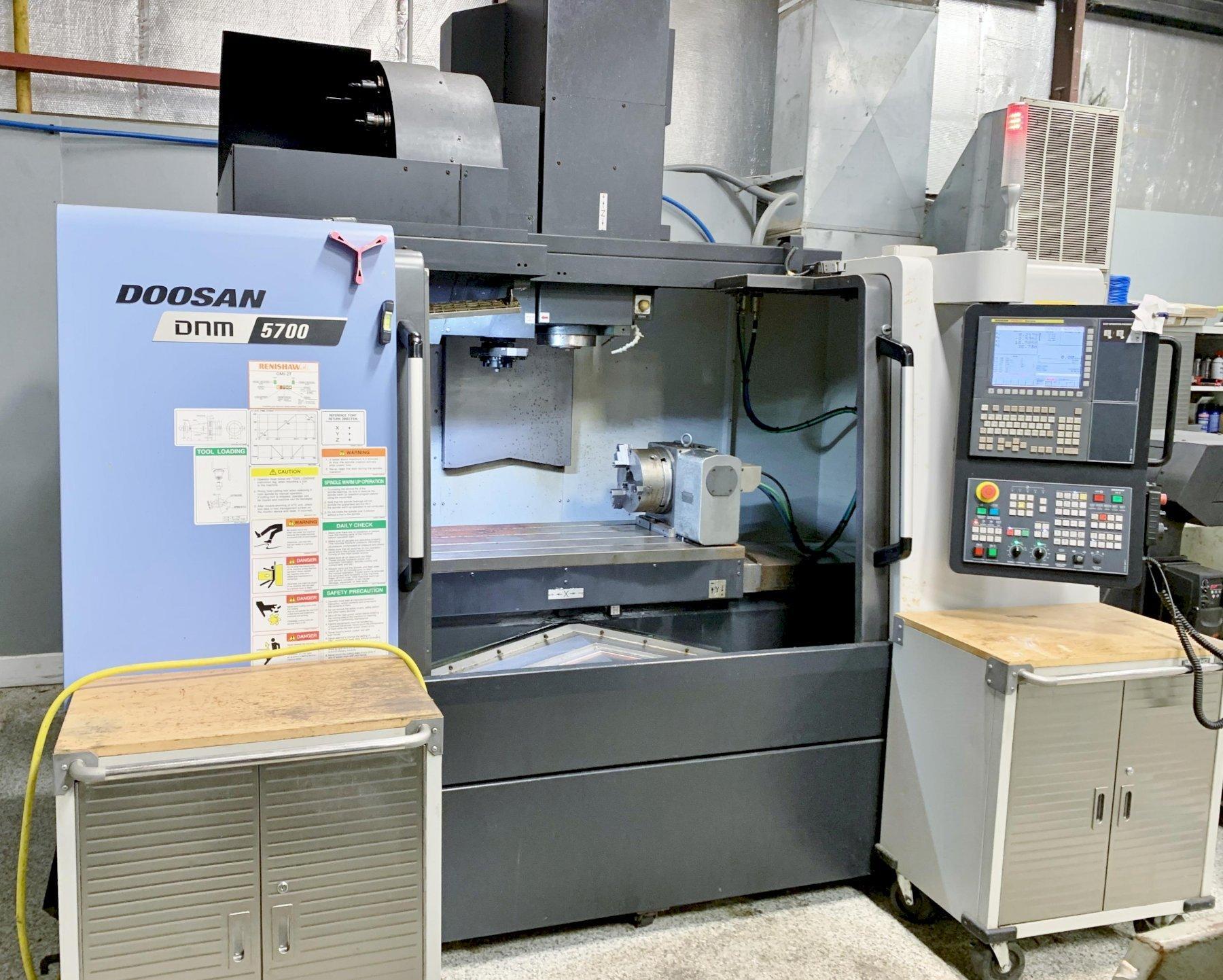 2018 Doosan DNM 5700 Vertical Machining Center Tramar Industries de