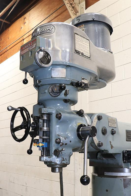 SERIES I BRIDGEPORT VERTICAL MILLING MACHINE Blumberg Machinery Co.