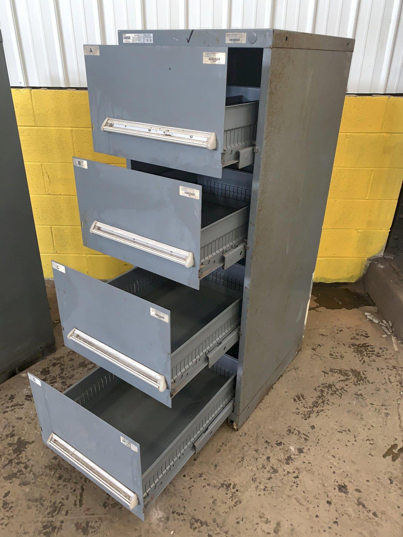 4 DRAWER 22.5” x 28” x 59” VIDMAR TOOL STORAGE Deer Creek